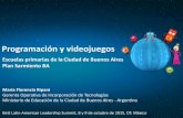 Programación y videojuegos: escuelas primarias de la Ciudad de Buenos Aires. Plan S@rmiento BA - Bett Latam 2015