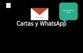Cartas y whatsapp alejandro