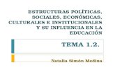 Tema 1.2. estructuras sociales, políticas, económicas, culturales e institucionales