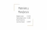Materiales y Manufactura