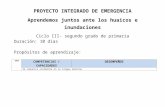 2DO GRADO-PROGRAMACIÓN DE PROYECTO INTEGRADO DE EMERGENCIA.