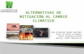 ALTERNATIVAS DE MITIGACION AL CAMBIO CLIMATICO