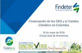 Financiacion de los ODS  y el cambio climático en Colombia