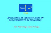 Aplicacion de hidrociclones en  procesamiento de minerales
