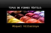 Diferents tipus de Fibres textils