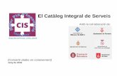 Presentació Catàleg  Integral de Serveis -CIS Juny2016