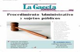 Los sujetos públicos en el procedimiento administrativo   bolivia - autor josé maría pacori cari