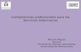 Competencias profesionaesl para los Servicios veterinarios - M. Miguez