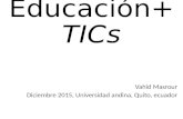 Tics y educación 2015
