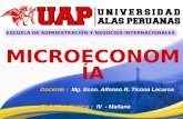 Curso de Microeconomía  - TEMA : ESTRUCTURAS DE MERCADO