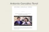 Antonio González Terol - perfiles