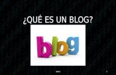 Presentacion qué es un blog