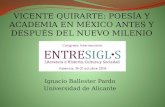 Vicente Quirarte: poesía y Academia en México antes y después del nuevo milenio