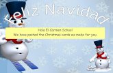 5 Topaz Christmas cards to El Carmen School