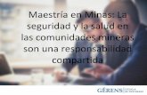 Gerens | Maestría en Minas: La seguridad y la salud en las comunidades mineras son una responsabilidad compartida