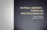 Sistema genesis – portales intitucionales
