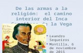 De las armas a la religión. El camino interior del Inca Garcilaso de la Vega