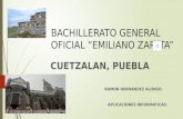 Bachillerato general  EMILIANO ZAPATAcuetzalan