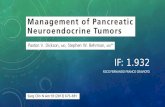 Tratamiento de neoplasias neuroendócrinas de páncreas