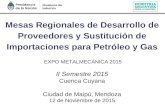 Lic. Javier Rando Secretario de Industria de La Nación: Presentación Mesa de Desarrollo de Proveedores para la Industria del Petróleo.