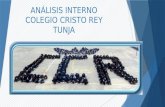 Análisis interno Colegio Cristo Rey de Tunja