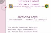 Medicina legal   Historia y Concepto
