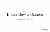 Drupal Sevilla octubre SEO en Drupal