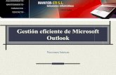 Gestión eficiente de Microsoft Outlook - Nociones basicas