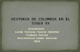 Historia de colombia del siglo xx