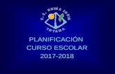 Planificación curso escolar 2017-2018
