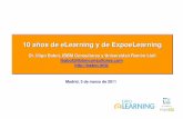 Conferencia Inaugural -Presentación vídeo AEFOL 10 "10 años de eLearning y de EXPOELEARNING"