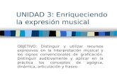 [7° Básico] UNIDAD 3 - Enriqueciendo la expresión musical