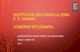 Diapositivas I encuentro de estudiantes gobierno estudiantil panamá marzo 31 2017