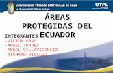 Areeas protegidas del Ecuador