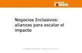 Negocios Inclusivos: alianzas para escalar el impacto (inglés)