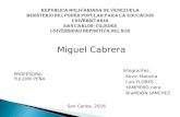 Estrategias de Mercadeo de Miguel Cabrera