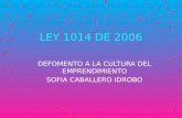 Ley 1014 de 2006