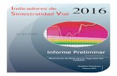 Indicadores de Siniestralidad Vial 2016 - Rep. Dominicana