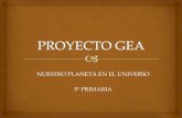 Proyecto GEA El Universo