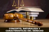 Concepto, características, fuentes y clasificación del Derecho