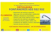 Fontaneros Ortigueira 603 932 932