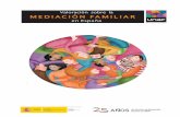 Informe "Valoración de la mediación familiar en España" (UNAF)