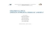 FORTALECIMIENTO DEL COMITE DE COMUNICACION E INFORMACION DE LA COMUNIDAD LA MONTANITA II