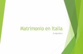 Matrimonio en italia