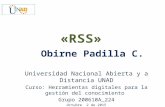 Agregadores RSS Definición
