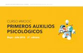Memoria Cursos PRIMEROS AUXILIOS PSICOLÓGICOS (UAB) en Coursera