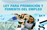EC465: Reforma laboral (ley de promoción y fomento del empleo)