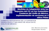 Medidas de adaptación de los impactos del cc en los hc del gm