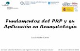 Fundamentos del PRP y su aplicación en Reumatología