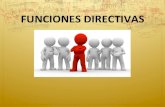 Funciones directivas